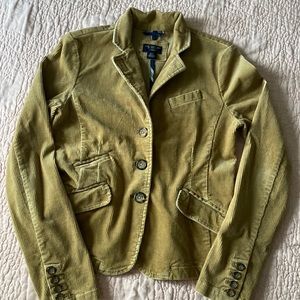 Fitted corduroy academia Blazer